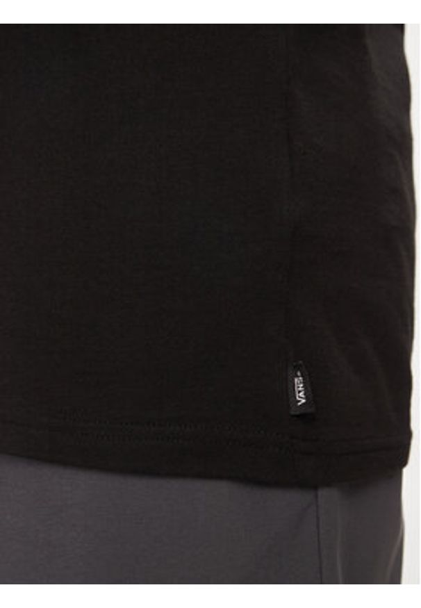 Vans Komplet t-shirtów VN000KHD Czarny Regular Fit. Kolor: czarny. Materiał: bawełna