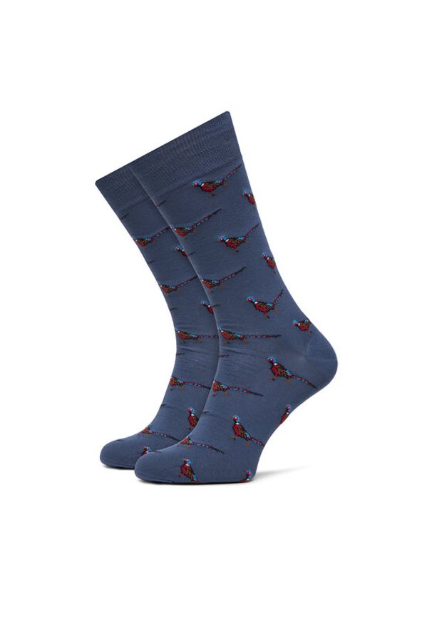 Barbour Skarpety długie Mavin Pheasant MSO0068BU74 Niebieski. Kolor: niebieski. Materiał: materiał, bawełna