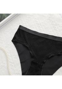 Intica - Figi z siateczki z wysokiej jakości materiału przewiewne i eleganckie Norine. Kolor: czarny. Materiał: materiał #5