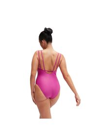 Speedo - Damski Jednoczęściowy Kostium Kąpielowy Spdscu Strppy. Kolor: różowy