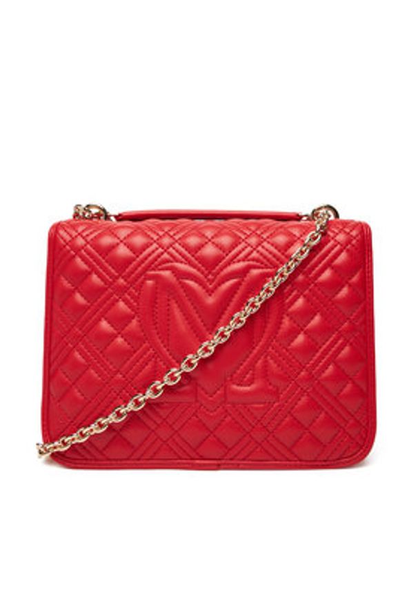 Love Moschino - LOVE MOSCHINO Torebka JC4000PP0NLA0500 Czerwony. Kolor: czerwony. Materiał: skórzane