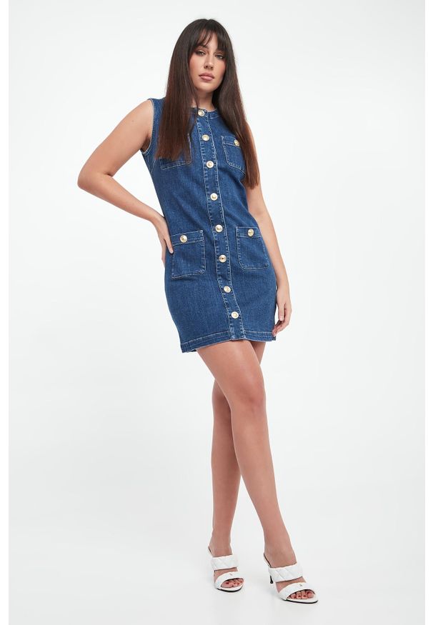 Liu Jo - Sukienka jeansowa damska LIU JO. Materiał: jeans