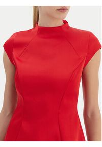 BARDOT - Bardot Sukienka koktajlowa Delphi 59329DB2 Czerwony Slim Fit. Kolor: czerwony. Materiał: syntetyk. Styl: wizytowy #4