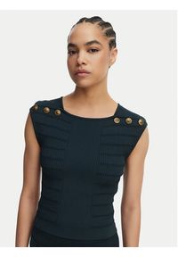 Guess Bluzka W5YR12 Z0130 Zielony Regular Fit. Kolor: zielony. Materiał: syntetyk #3