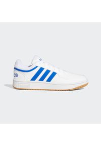 Buty do chodzenia męskie Adidas Hoops 3.0. Zapięcie: pasek. Materiał: kauczuk, skóra, syntetyk. Szerokość cholewki: normalna. Wzór: paski. Sport: turystyka piesza