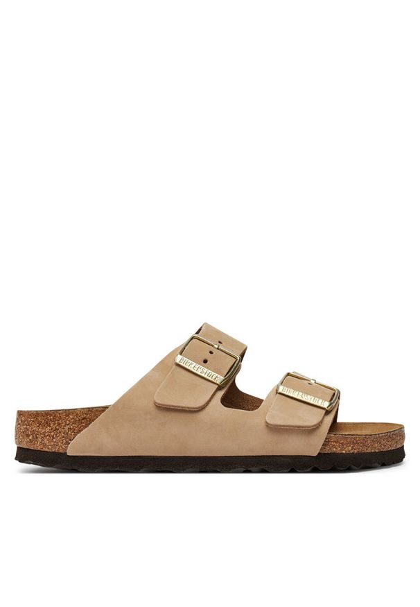 Klapki Birkenstock. Kolor: beżowy