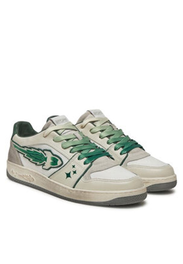 Enterprise Japan Sneakersy BB5001 PX634 S1056 Biały. Kolor: biały. Materiał: skóra