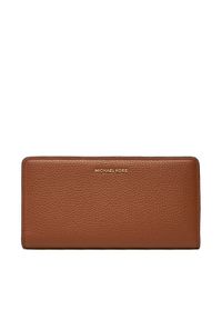 MICHAEL Michael Kors Duży Portfel Damski Bryant 32S5GYTP3L Brązowy. Kolor: brązowy. Materiał: skóra