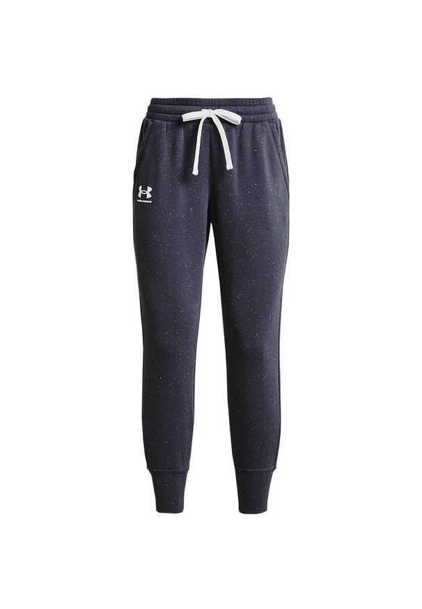 Spodnie dresowe damskie Under Armour Rival Fleece Joggers. Kolor: szary. Materiał: dresówka