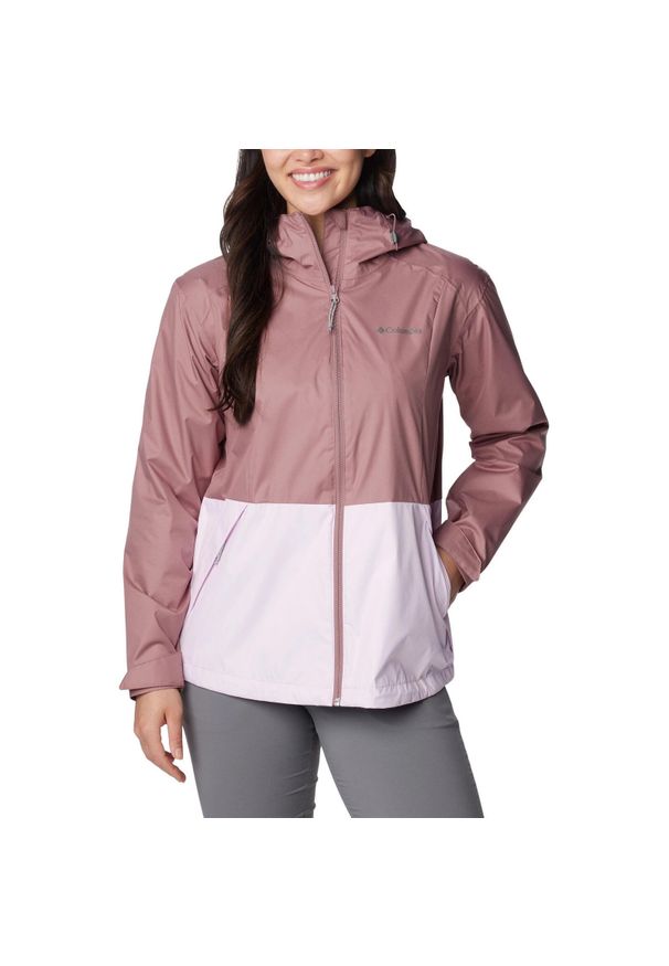 columbia - Kurtka damskie Columbia Inner Limits Iii Jacket. Kolor: różowy. Materiał: poliester, materiał. Sport: turystyka piesza