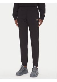 EA7 Emporio Armani Dres 7W000117 AF13135 MC004 Czarny Regular Fit. Kolor: czarny. Materiał: bawełna #4