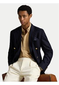 Polo Ralph Lauren Koszula 710654408115 Beżowy Regular Fit. Typ kołnierza: polo. Kolor: beżowy. Materiał: bawełna #7