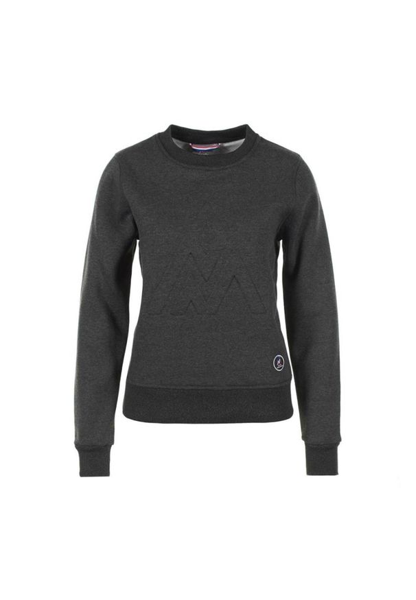 PEAK MOUNTAIN - Damska bluza polarowa Peak Mountain. Kolor: szary. Materiał: polar