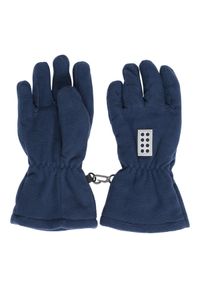 LEGO - Lego Wear Azun 722 - Fleece Glove. Kolor: niebieski. Sezon: zima. Sport: narciarstwo #1