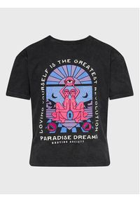 Kaotiko T-Shirt Paradise Dreams AL004-01-M002 Czarny Regular Fit. Kolor: czarny. Materiał: bawełna #3