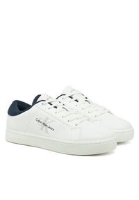 Calvin Klein Jeans Sneakersy Classic Cupsole Low Ml Lth YM0YM00864 Biały. Kolor: biały. Materiał: skóra #5