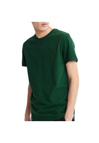 Koszulka turystyczna męska Superdry Vintage Logo. Kolor: zielony. Materiał: bawełna. Sport: turystyka piesza #1