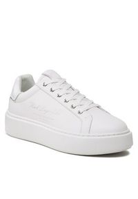 Karl Lagerfeld - KARL LAGERFELD Sneakersy KL62223F Biały. Kolor: biały. Materiał: skóra #5
