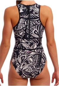 FUNKITA - Strój pływacki Funkita Night Flyer Hi Flyer zapinany na suwak. Kolor: czarny