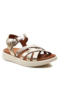 Geox Sandały D Xand 2S D35PAB 000CF C2012 Złoty. Kolor: złoty. Materiał: skóra #2