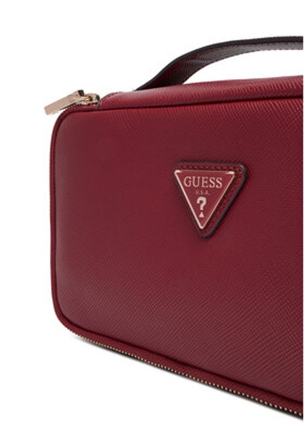 Guess Kosmetyczka TWSN90 91045 Czerwony. Kolor: czerwony. Materiał: skóra