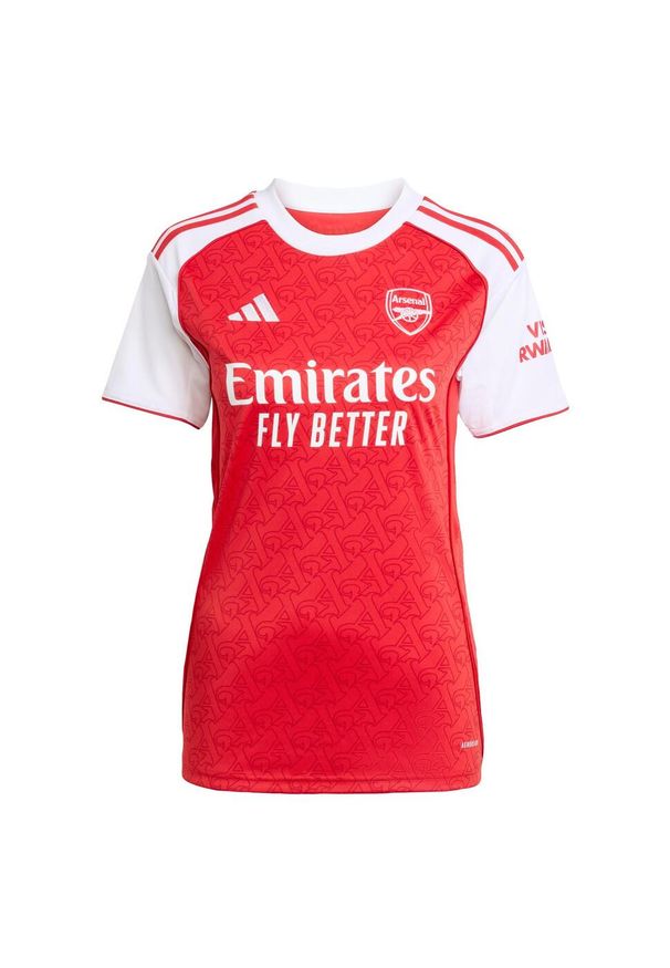 Adidas - Koszulka podstawowa Arsenal 25/26. Kolor: czerwony, biały, wielokolorowy