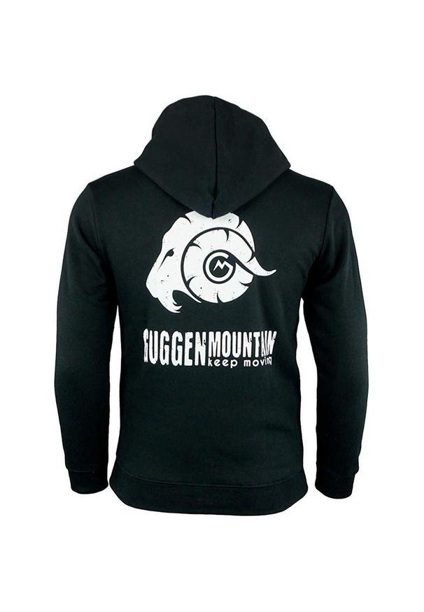 GUGGEN MOUNTAIN - Męska bluza polarowa z kapturem i długim rękawem Outdoor. Typ kołnierza: kaptur. Kolor: czarny, biały, wielokolorowy. Materiał: poliester, bawełna. Długość rękawa: długi rękaw. Długość: długie. Sport: outdoor