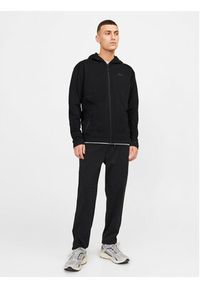 Jack & Jones - Jack&Jones Spodnie dresowe Will 12253727 Czarny Slim Fit. Kolor: czarny. Materiał: syntetyk #5