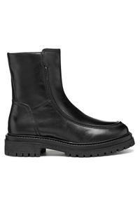 Geox Kozaki D Iridea D56HRG 00043 C9999 Czarny. Kolor: czarny. Materiał: skóra
