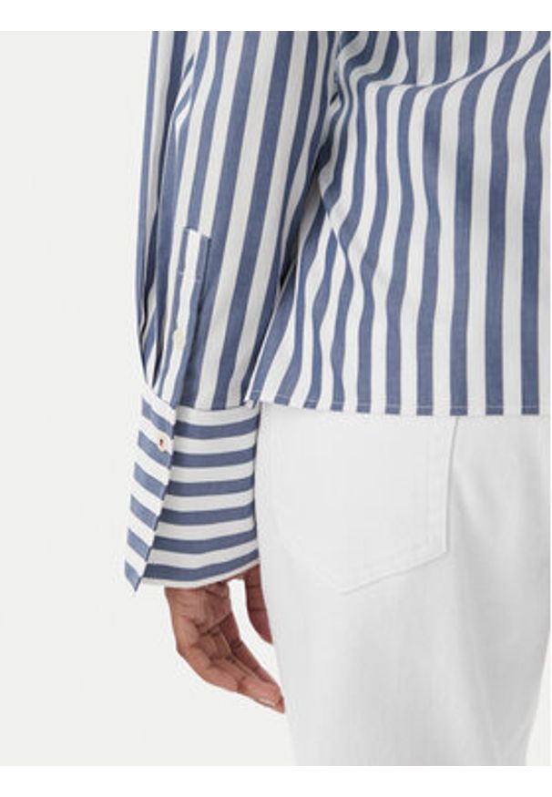 TOMMY HILFIGER - Tommy Hilfiger Koszula WW0WW49650 Niebieski Slim Fit. Kolor: niebieski. Materiał: bawełna