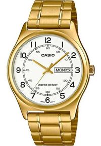 Zegarek Casio Zegarek marki Casio model MTP-V006D kolor Zółty. Akcesoria męski. Sezon: Cały rok NoSize #1