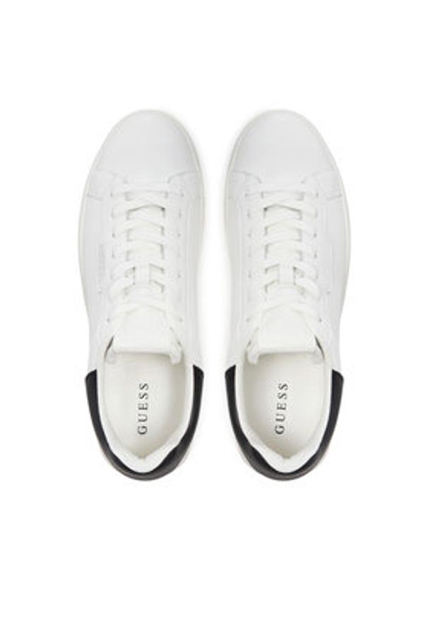 Guess Sneakersy FMPWIN ELE12 Biały. Kolor: biały. Materiał: skóra