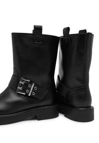 Love Moschino - LOVE MOSCHINO Botki JA24064G1NIA000A35 Czarny. Kolor: czarny. Materiał: skóra #7