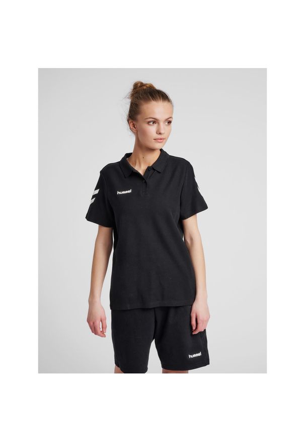 Koszulka tenisowa polo damska Hummel Go Cotton Polo Woman. Typ kołnierza: polo. Kolor: biały, wielokolorowy, czarny. Sport: tenis