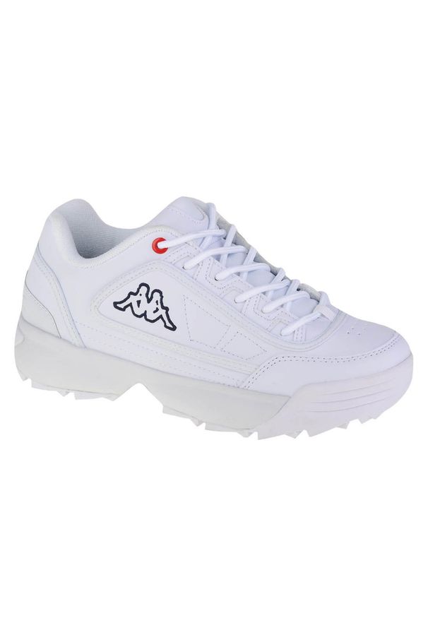 Buty sportowe Sneakersy damskie, Kappa Rave NC. Kolor: biały. Materiał: materiał, syntetyk. Sport: turystyka piesza