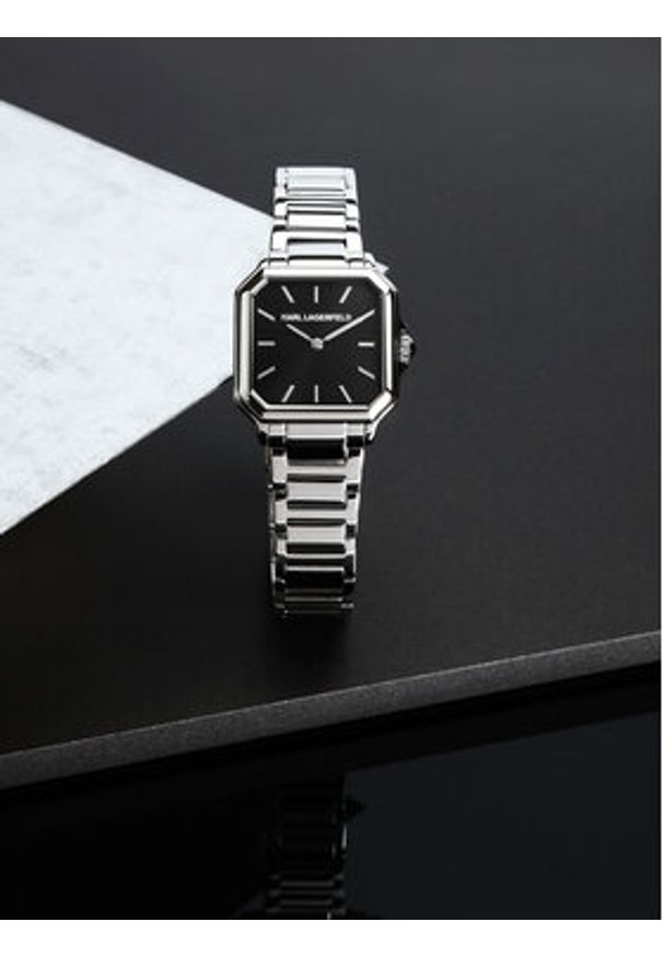Karl Lagerfeld - KARL LAGERFELD Zegarek R0553102507 Srebrny. Kolor: srebrny