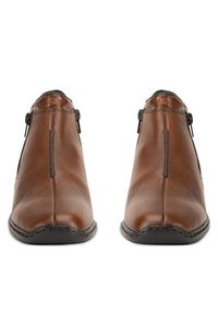 Rieker Półbuty L3882-24 Brązowy. Kolor: brązowy. Materiał: skóra #3