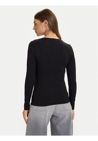 Guess Bluzka W5BI74 J1314 Czarny Slim Fit. Kolor: czarny. Materiał: bawełna