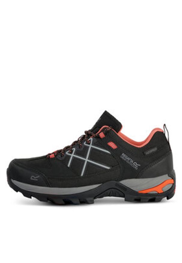 Regatta Trekkingi LadySamarisIIILow RWF835 Czarny. Kolor: czarny. Materiał: materiał