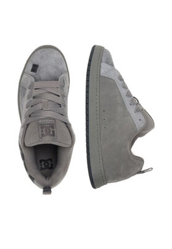 DC Shoes Sneakersy CEO-V5-10116 Szary. Kolor: szary. Materiał: skóra, zamsz