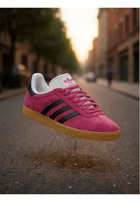 Adidas - adidas Sneakersy Gazelle JS1382 Różowy. Kolor: różowy. Materiał: zamsz, skóra. Model: Adidas Gazelle