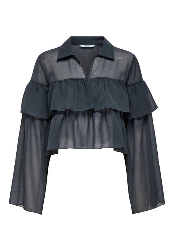 only - ONLY Bluzka Suzzi 15360661 Czarny Regular Fit. Kolor: czarny. Materiał: syntetyk