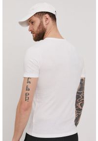BOSS - Boss T-shirt (3-pack) 50325389.NOS męski kolor biały gładki. Okazja: na co dzień. Kolor: biały. Materiał: dzianina. Wzór: gładki. Styl: casual #3