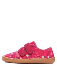 Froddo Sneakersy Barefoot Canvas G1700358-5 D Różowy. Kolor: różowy. Materiał: materiał