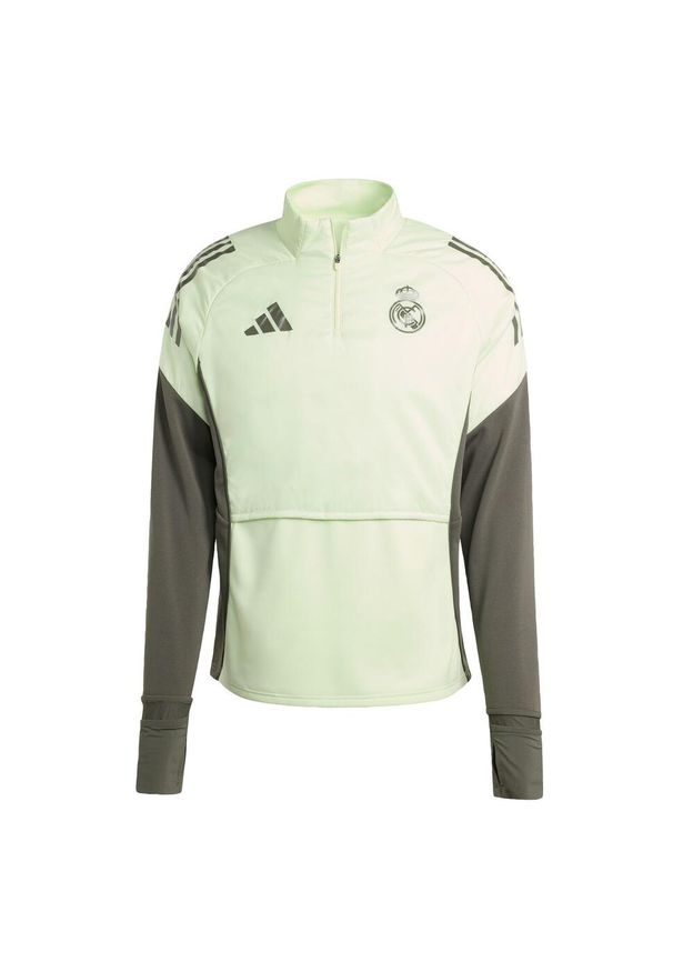 Adidas - Bluza Real Madryt Tiro 25 Competition Winterized Top. Kolor: zielony. Materiał: dresówka. Sport: piłka nożna