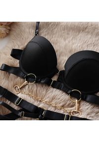 Intica - Zestaw bielizny z odważnymi detalami na romantyczne wieczory Jevgenija. Kolor: czerwony. Materiał: materiał, skóra. Długość: długie #9