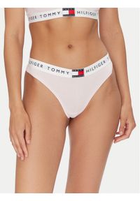 TOMMY HILFIGER - Tommy Hilfiger Stringi UW0UW06039 Różowy. Kolor: różowy. Materiał: bawełna #1