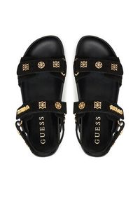 Guess Sandały FLPFLO ESU03 Czarny. Kolor: czarny. Materiał: materiał #6