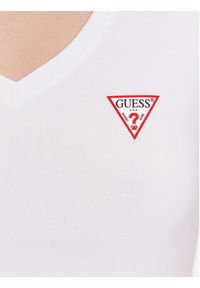 Guess T-Shirt W2YI45 J1314 Biały Slim Fit. Kolor: biały. Materiał: bawełna #4