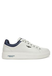 Sneakersy Aeronautica Militare. Kolor: biały